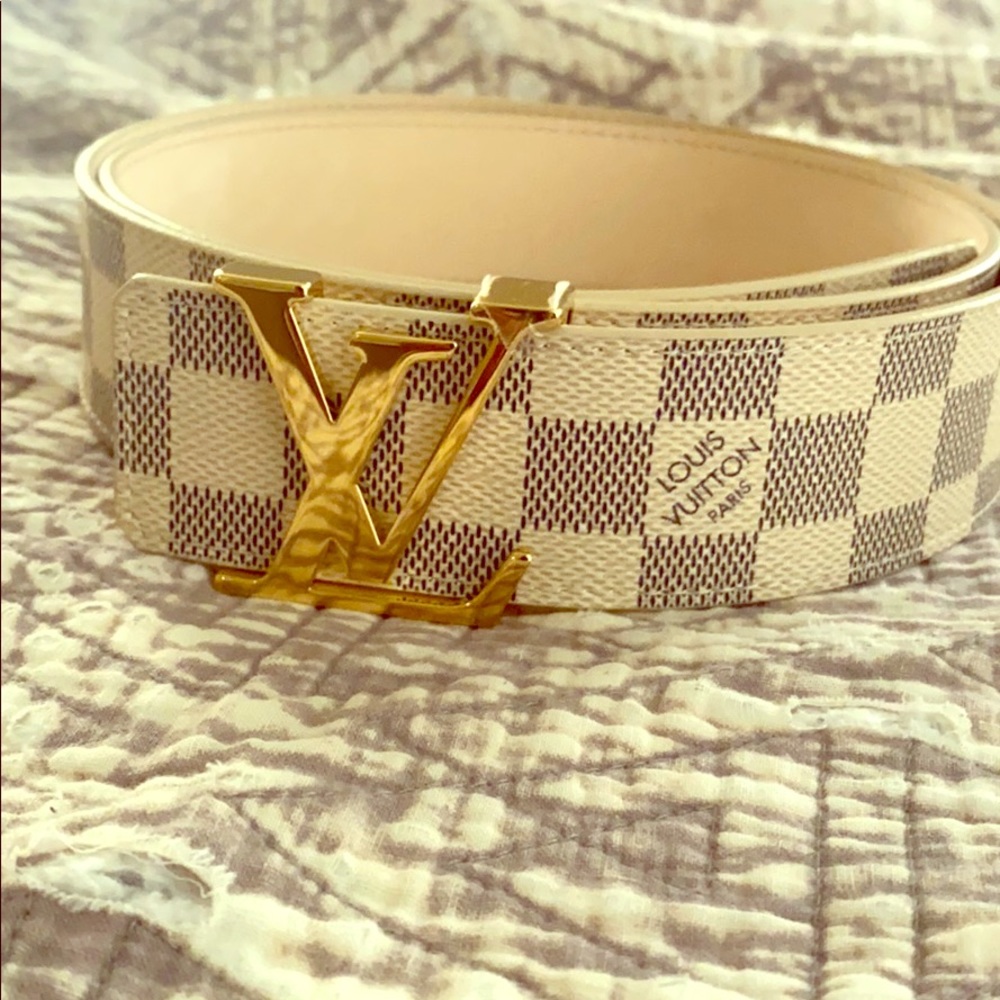 Louis Vuitton White Belt
